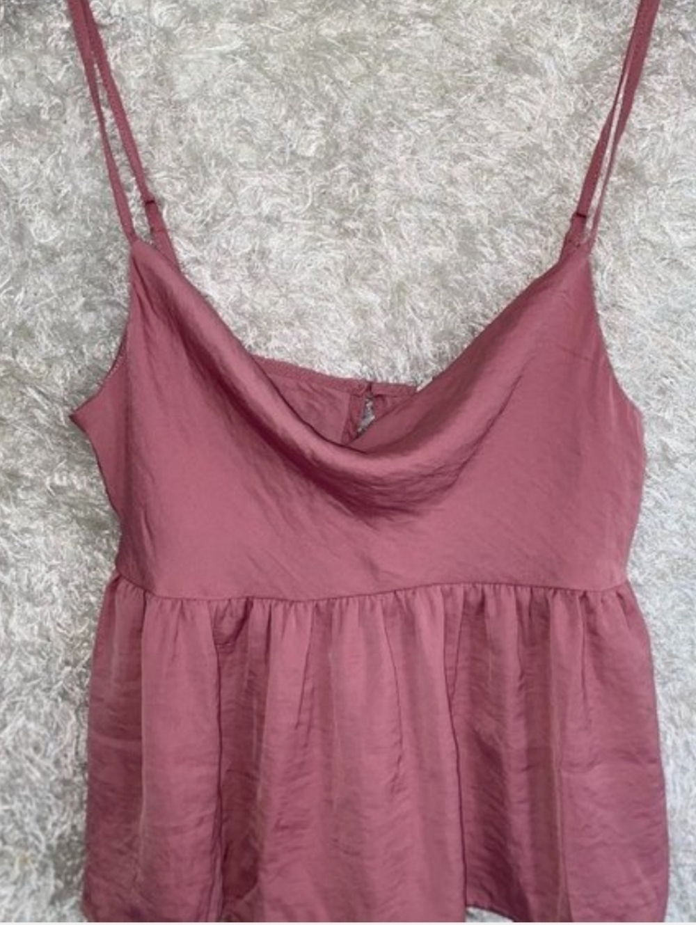 American Eagle Outfitters Dusty Rose Cowl Neck Camisole